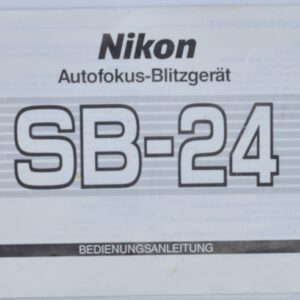 Nikon SB-24 Anleitung
