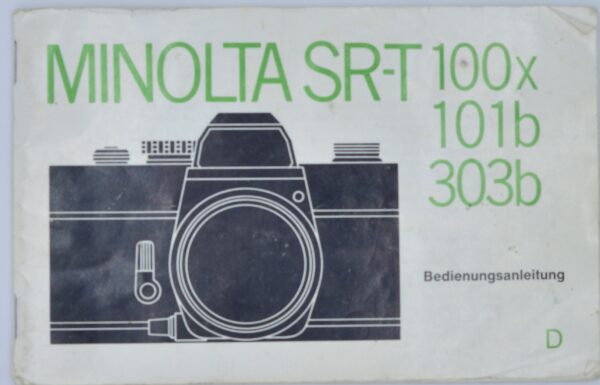 Minolta SRT 100, 101b, 303b Anleitung